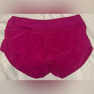 Lululemon Speed Up  shorts 2.5 inseam